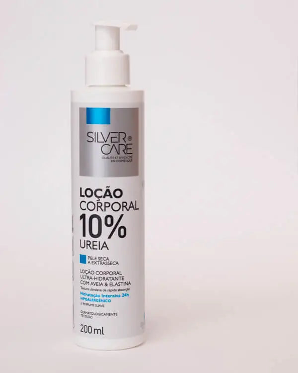 LOÇÃO CORPORAL 10% UREIA AVEIA E ELASTINA SILVER CARE