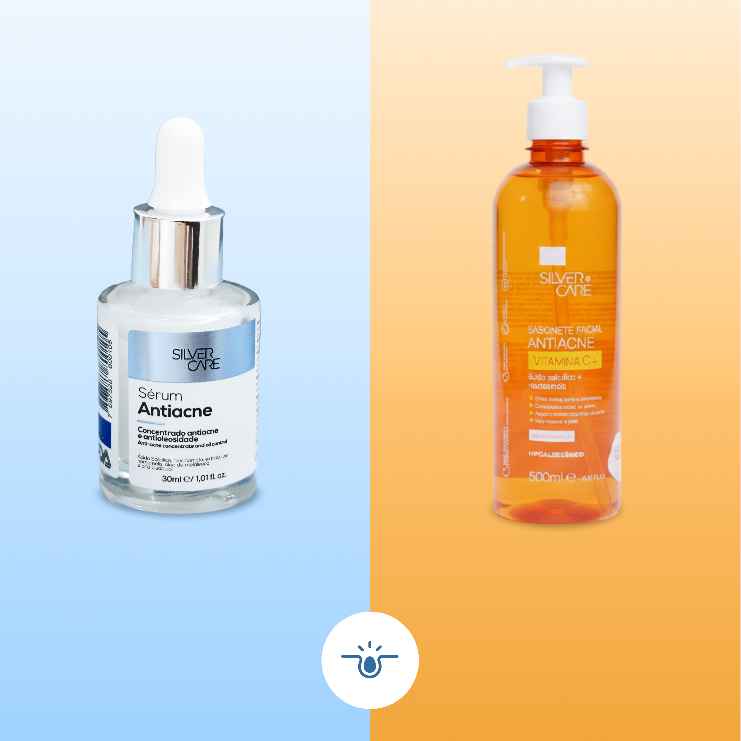 Duplinha Antiacne (Sérum Antiacne + Sabonete Antiacne) – Silver Care