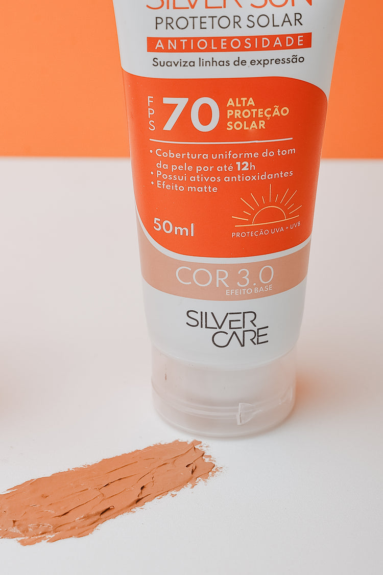 SILVER SUN PROTETOR SOLAR FACIAL FPS70 50ML