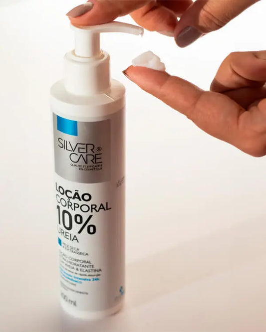 LOÇÃO CORPORAL 10% UREIA AVEIA E ELASTINA SILVER CARE