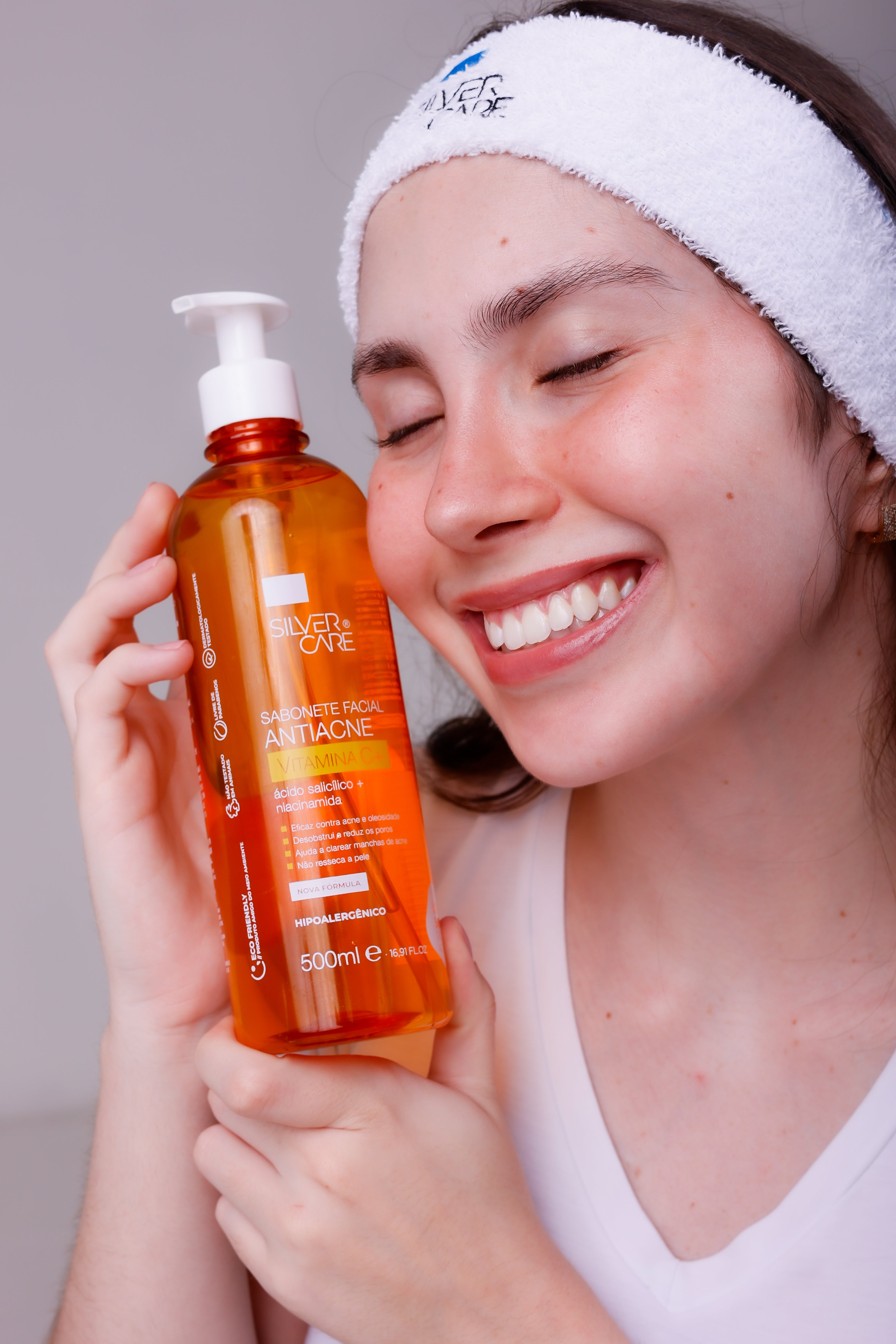 ヘトロジェニティ　Raw Face/Blasted Silver SABONETE FACIAL SILVER CARE ANTIACNE 500ML – Silver Care