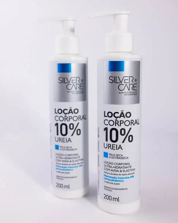 KIT 2 UNIDADES LOÇÃO CORPORAL 10% UREIA, AVEIA E ELASTINA
