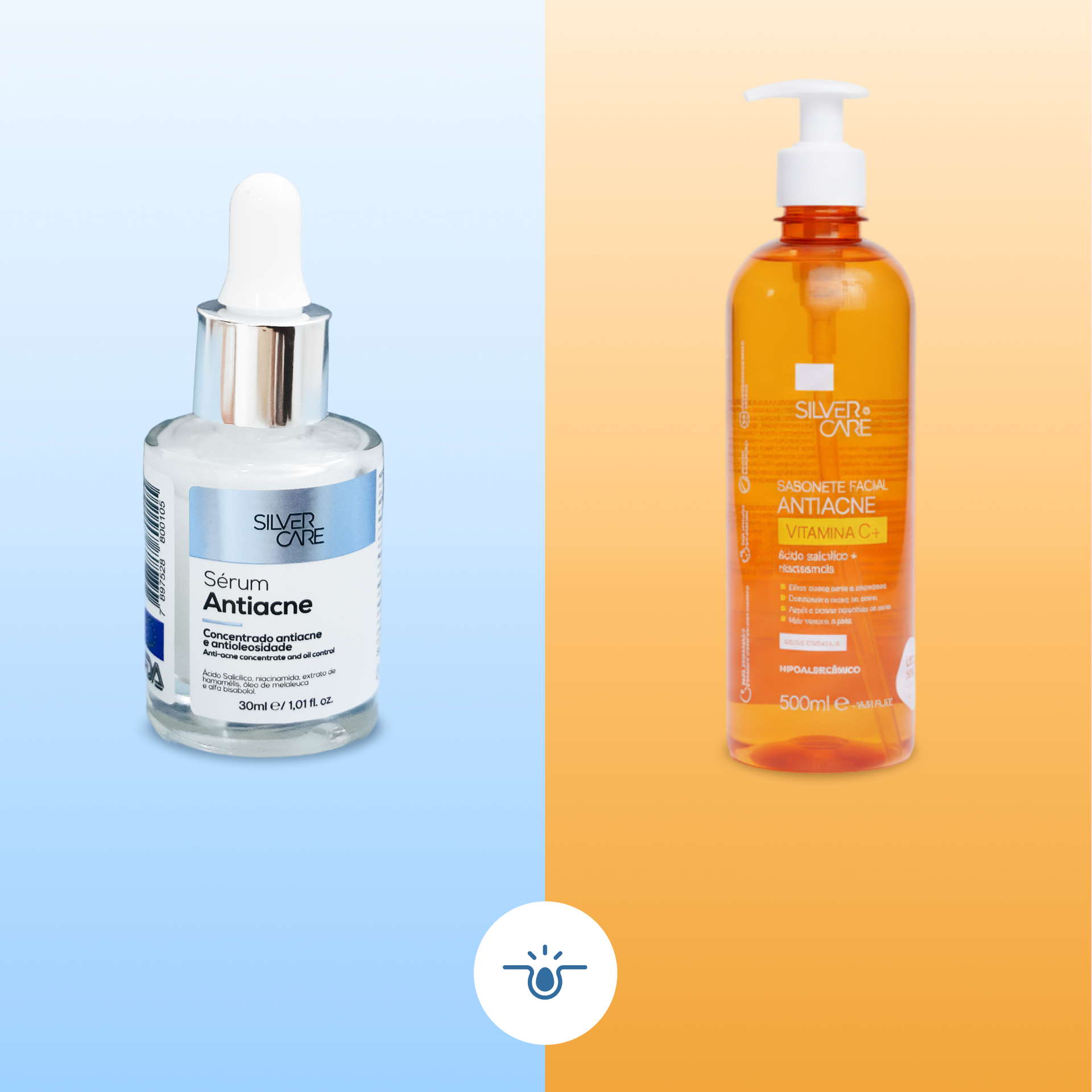 Duplinha Antiacne (Sérum Antiacne + Sabonete Antiacne) – Silver Care