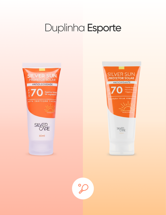 Duplinha Esporte (Protetor Facial + Protetor Corporal)
