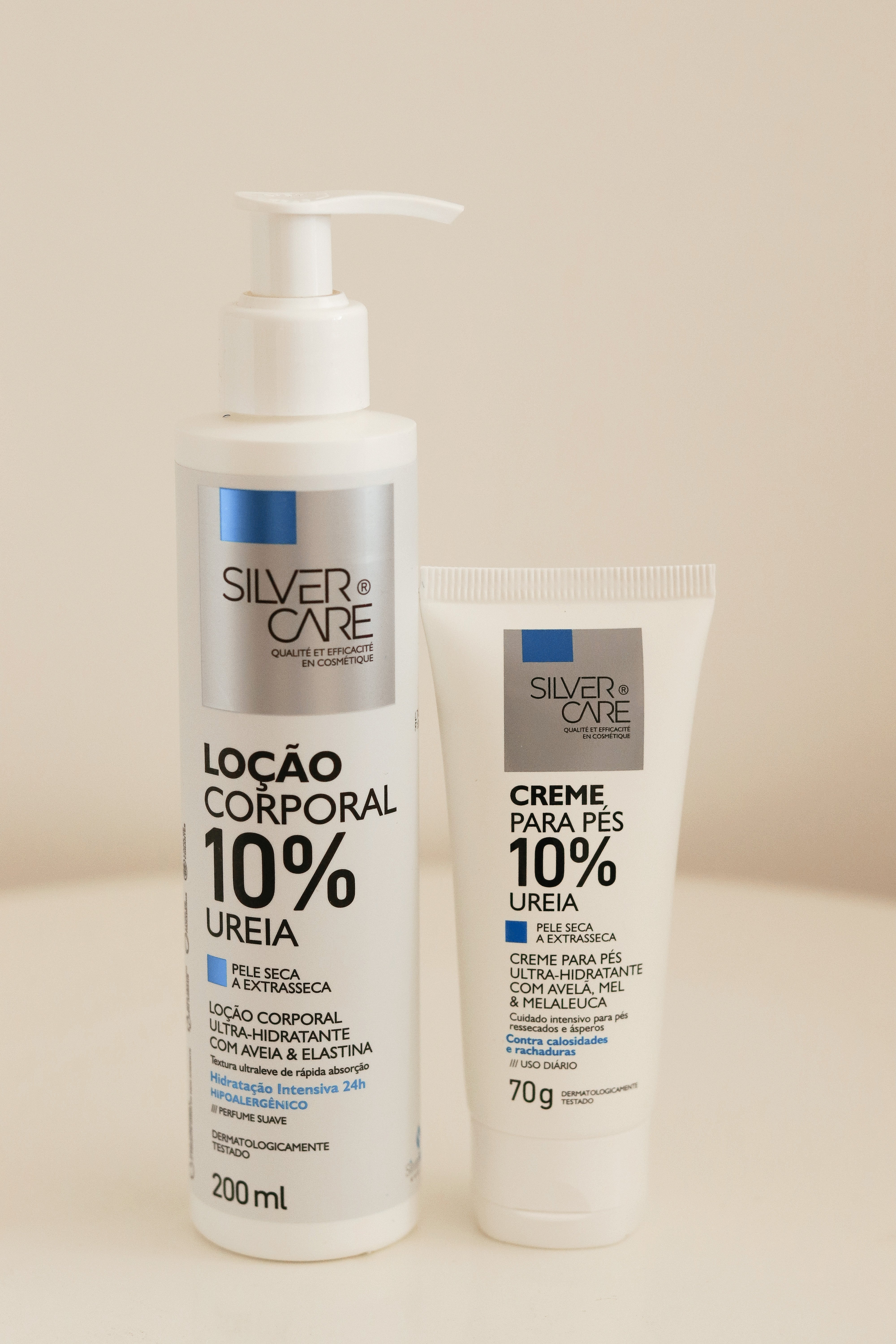 KIT LOÇÃO 200ML + CREME PÉS 70G – Silver Care