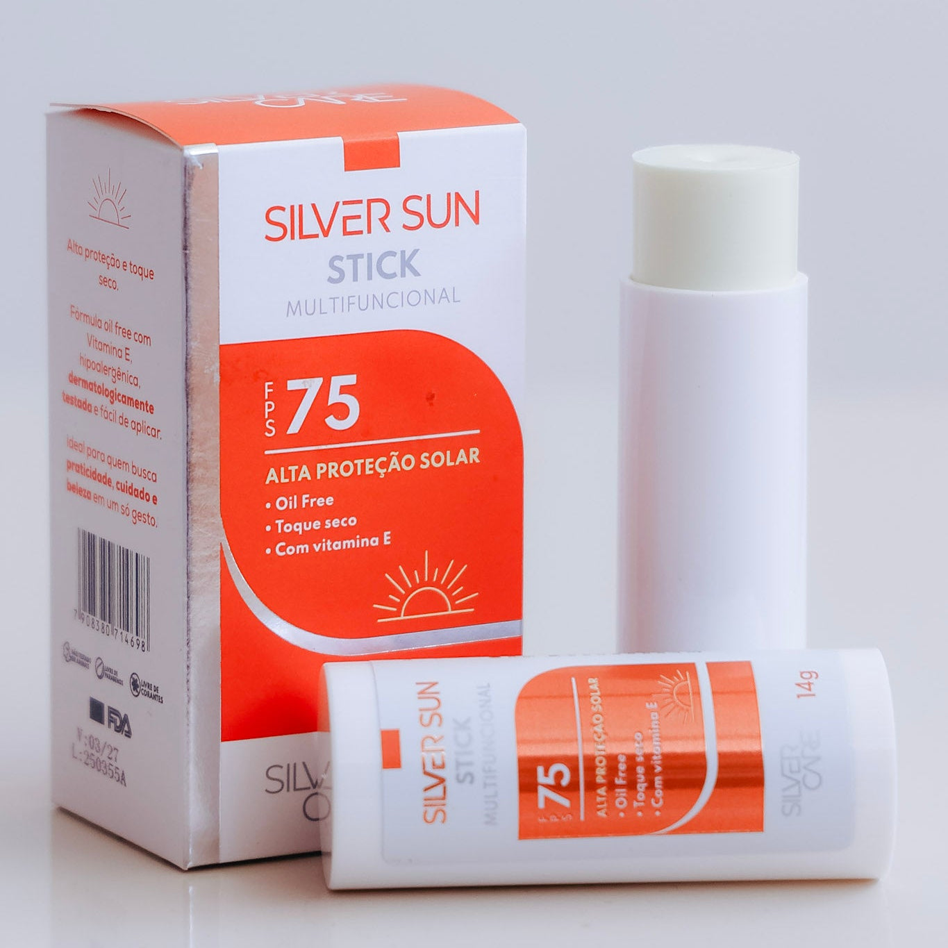 ボディ・フェイスケア SILVER REED PROTETOR SOLAR STICK FPS75 14G – Silver Care