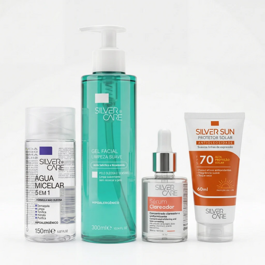 Kit Anti-Manchas Silver Care — Rotina Clareadora Completa
